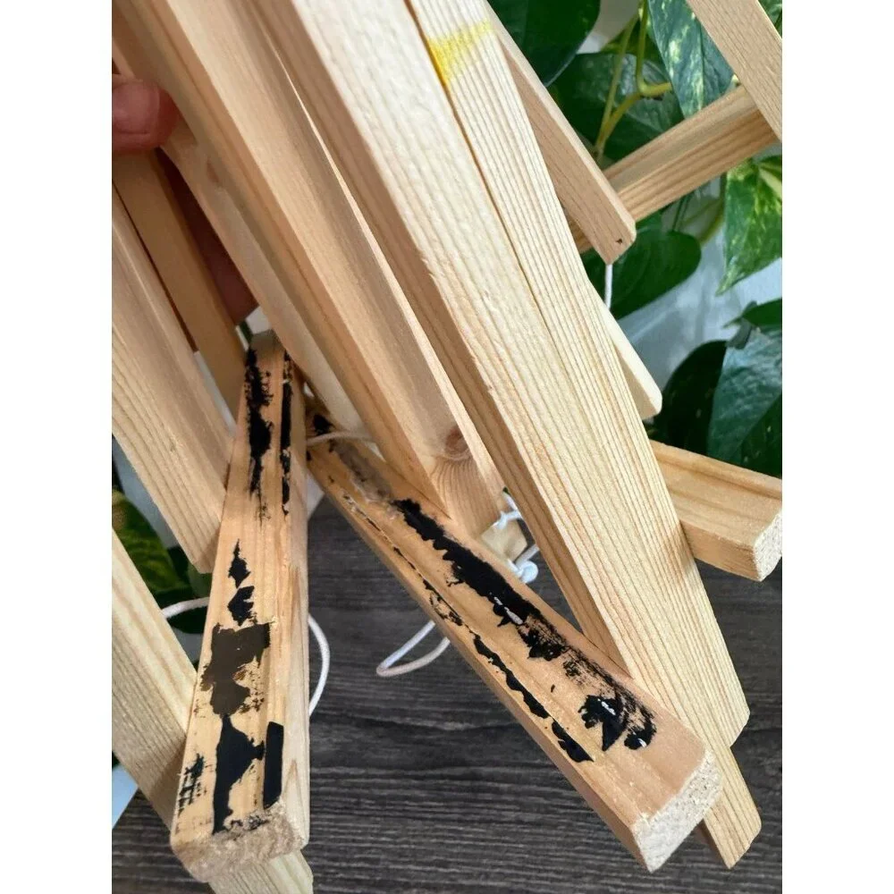 (4) wooden small table top easels